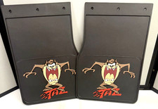 Vintage 1992 Taz Mini Truck Mud Guards Flaps Tasmanian Devil 10 X 14 Plasticolor Vintage 1992 Taz Mini Truck Mud Guards Flaps Tasmanian Devil 10 X 14 Plasticolor