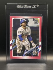 2021 Topps - World Series Highlights Mookie Betts #15 Mother's Day Hot Pink /50