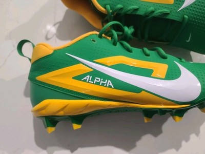 Men Size 12.5 Wide Nike Oregon Ducks PE Alpha Menace Elite Green