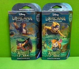lorcana starter deck ebay Disney Lorcana The First Chapter Sealed Booster Box and 3 Starter Deck  Bundle! main image 1