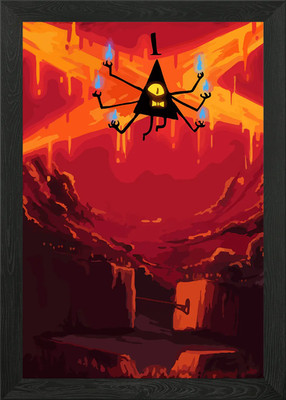 Gravity Gravity Falls.. Gerahmtes Wandbild Poster Leinwanddruck Bild