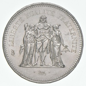 1977 France 50 Francs Hercules 90% Silver BU *9326