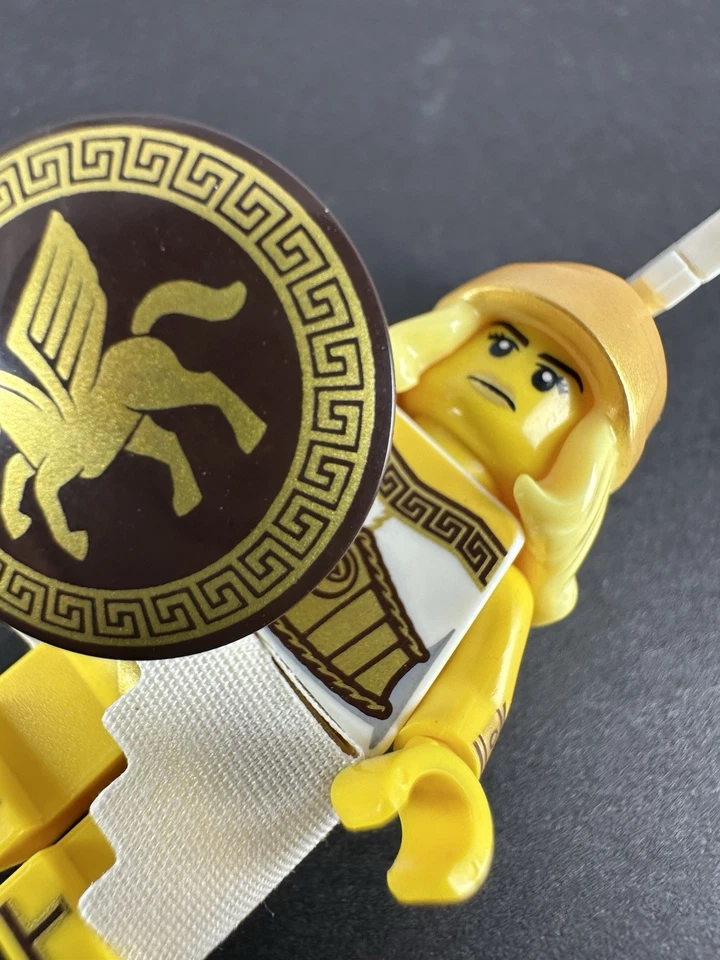 Lego Diosa de la Batalla Minifigura Como Está Mini Figura Escudo Romano Foto 3 de 3