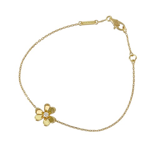 Van Cleef & Arpels Frivole Mini model VCARPJMM00 Yellow gold Diamond Bracelet