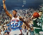 Dennis Rodman Signed METALLIC Photo 8x10  NWO Bulls Worm Autograph HOF JSA HOGAN