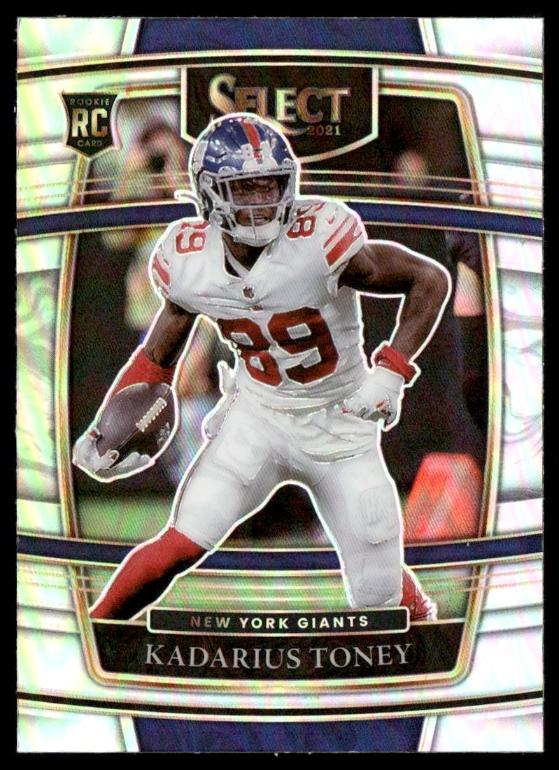 2021 Panini Select #52 Kadarius Toney Silver Prizm