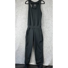 Sweaty Betty Gary Jumpsuit Size Medium Black Pockets Racerback Yoga Athletic Gym