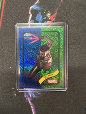 2025 Topps Chrome Marvel Blink Blue And Green Shimmer Refractor /199 Card #48