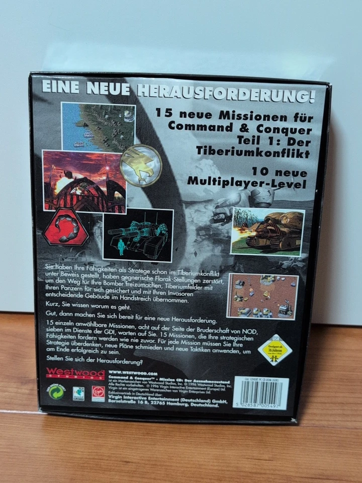 Command Conquer Mission CD Der Ausnahmezustand - PC Big Box  - Bild 2 von 4
