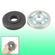 1.2" Diameter Inner Outer Flange Parts for Cut off Machine Black Silver Tone