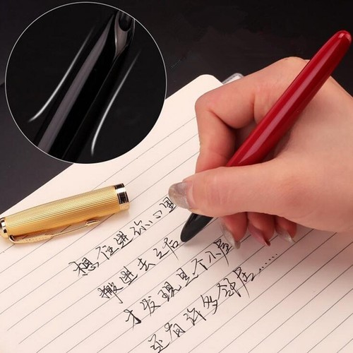 Jinhao 85 Fountain Pen Golden Clip Extra Fine EF Nib 0.38mm Writing Tool Gift - Picture 5 of 5