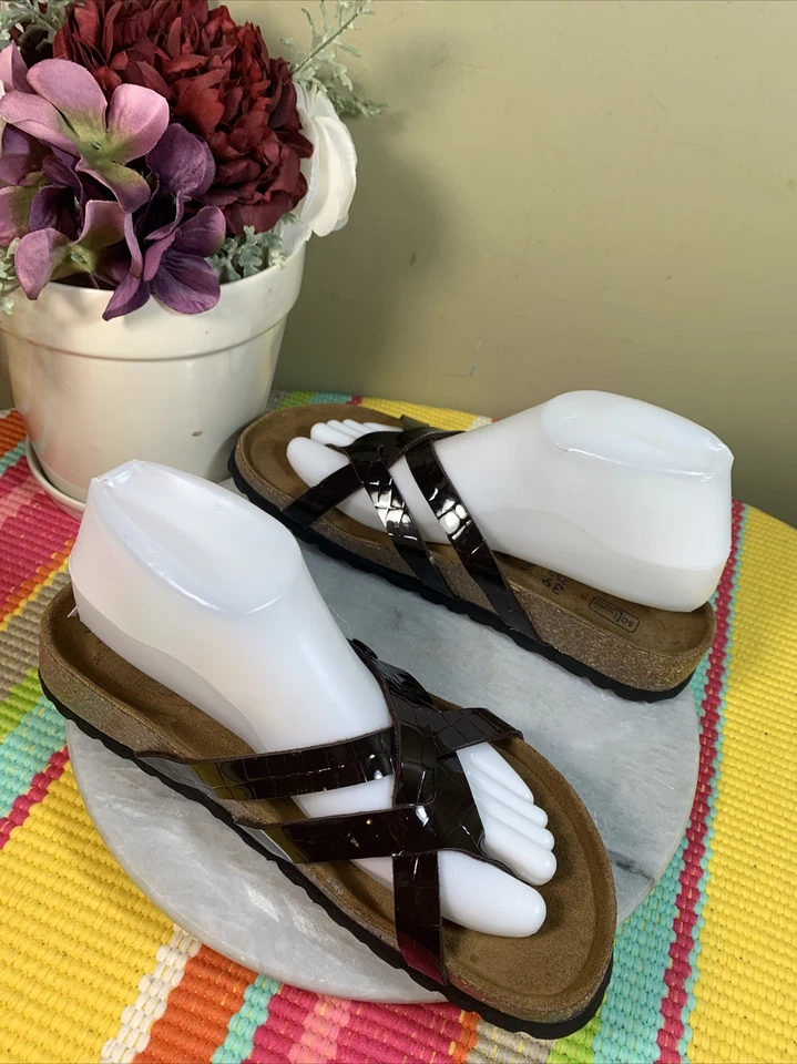 Betula Birkenstock Synthetic Multi straps Thong Sandals Soft footbed EU 39 L8 M6 — 第 2/4 张图片
