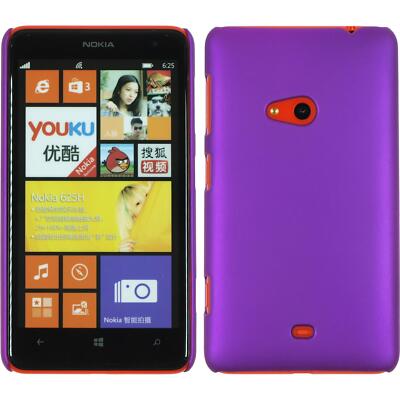 Hardcase für  Nokia Lumia 625 Hülle  gummiert + 2 Schutzfolien