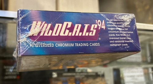 1994 Wildstorm Wildcats 96 oversized Chromium Trading Cards Factory Sealed Box - Picture 3 of 3
