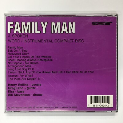 Family Man by Black Flag (CD, SST Records) Henry Rollins | eBay