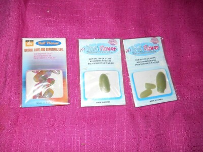 Fake nails false fingernails 1 set in package different color. 2 packs available