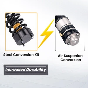 Kit de conversión de suspensión neumática a muelle helicoidal para Mercedes S500 W220 2000-2006 Foto 3 de 4