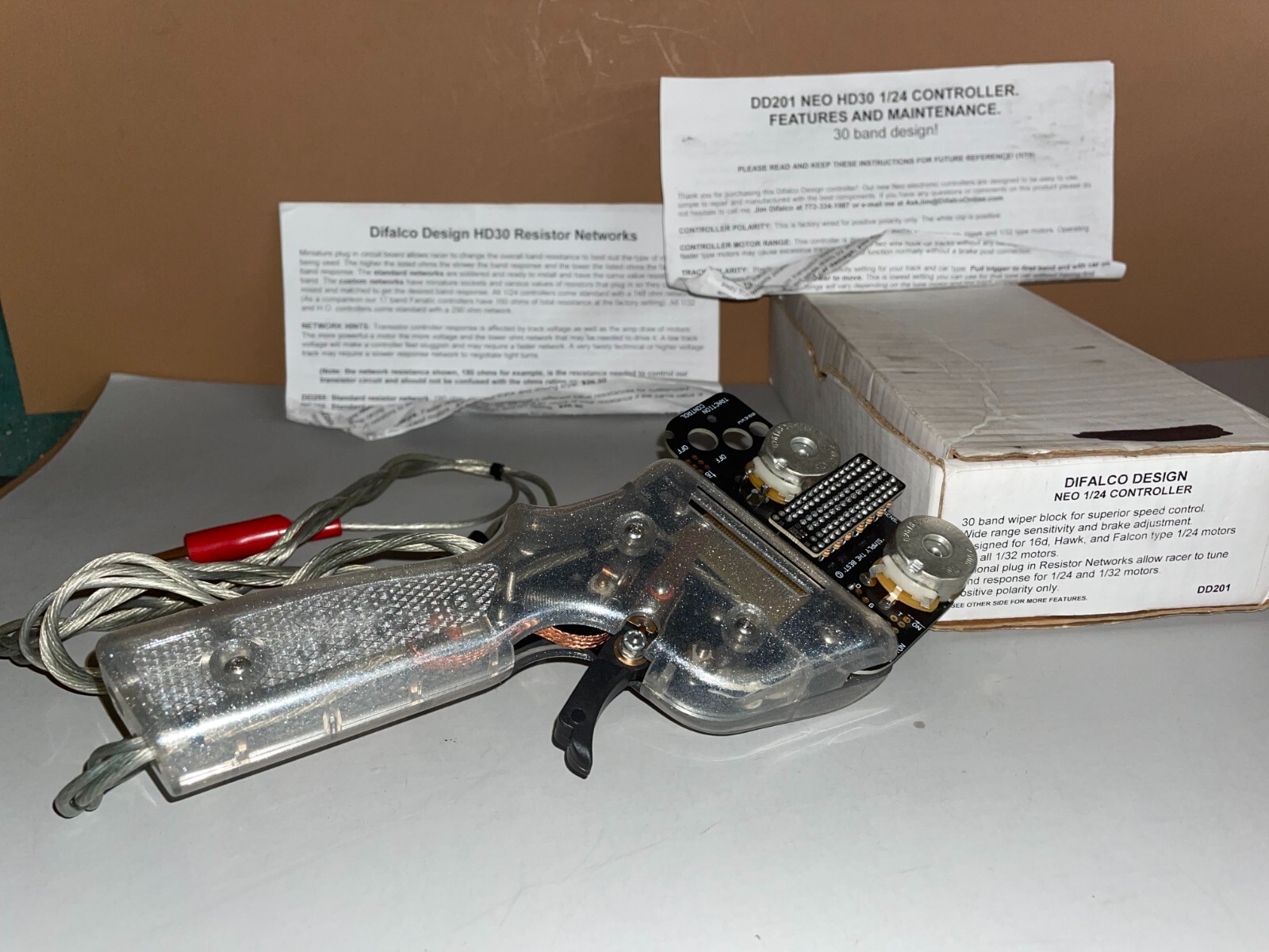 DIFALCO DD201 NEO HD 1/24 scale slot car Controller eBay