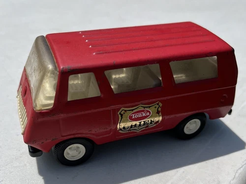 Vintage FIRE CHIEF TONKA TRUCK EMERGENCY Bus Van Metal Tonka Toy Rescue Vehicle