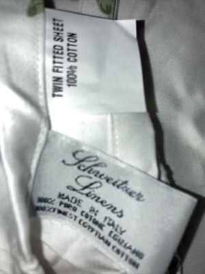 Schweitzer Linen  - Twin size Fitted Egyptian Cotton Sheet