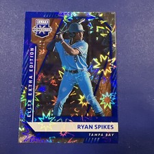 2021 Elite Extra Edition Ryan Spikes Blue Starburst SSP 12 / 17 Rays 