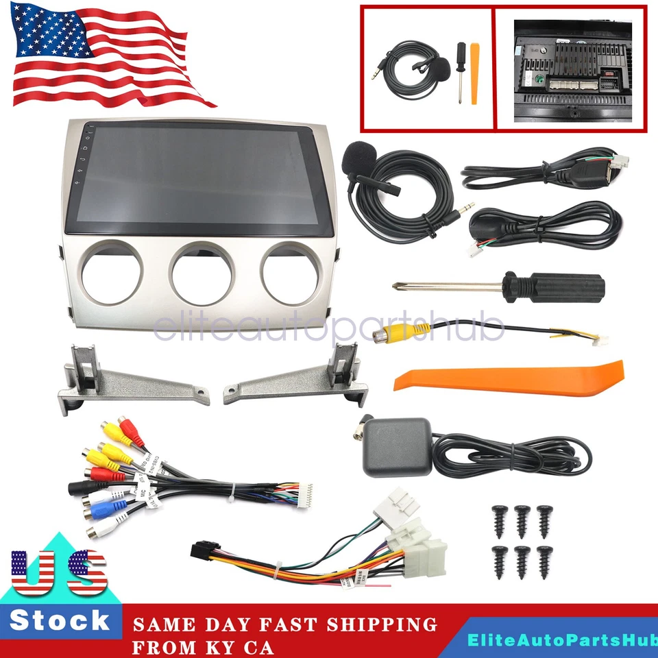 10.1" For 07-11 Toyota Camry Android 13 CarPlay Car Stereo Radio GPS Navigation