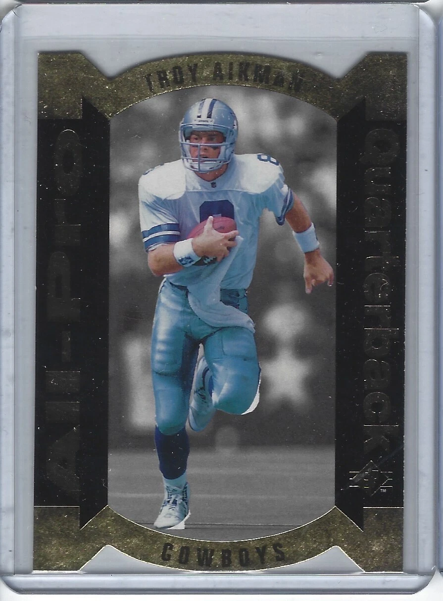 1995 Upper Deck SP Troy Aikman All-Pro Gold Die Cut Parallel Insert Card