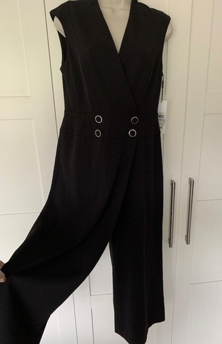 BNWT Calvin Klein designer black Jumpsuit outfit. sz Uk 10/US 6 - Picture 5 of 13