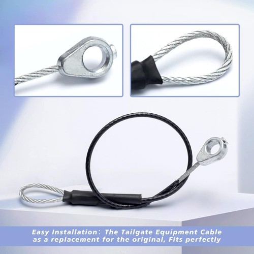 2X Tailgate Cable M159508 for John Deere Gator XUV 625i XUV 825i HPX615E HPX815E - Foto 6 di 7
