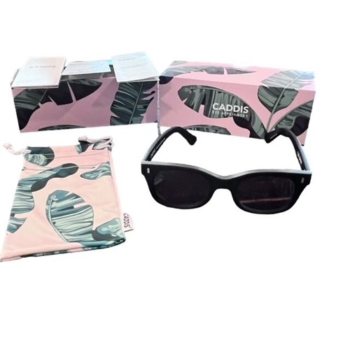 Caddis Sunglasses Black 1.00 BIXBY Brand New Soft Case and Inserts 49-21-145 - Picture 3 of 11
