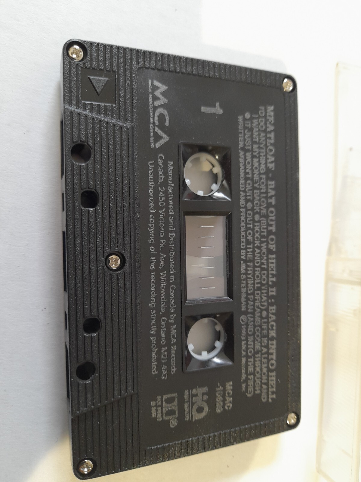 Meatloaf Bat Out Of Hell And The Very Best Of Cassettes Tapes eBay