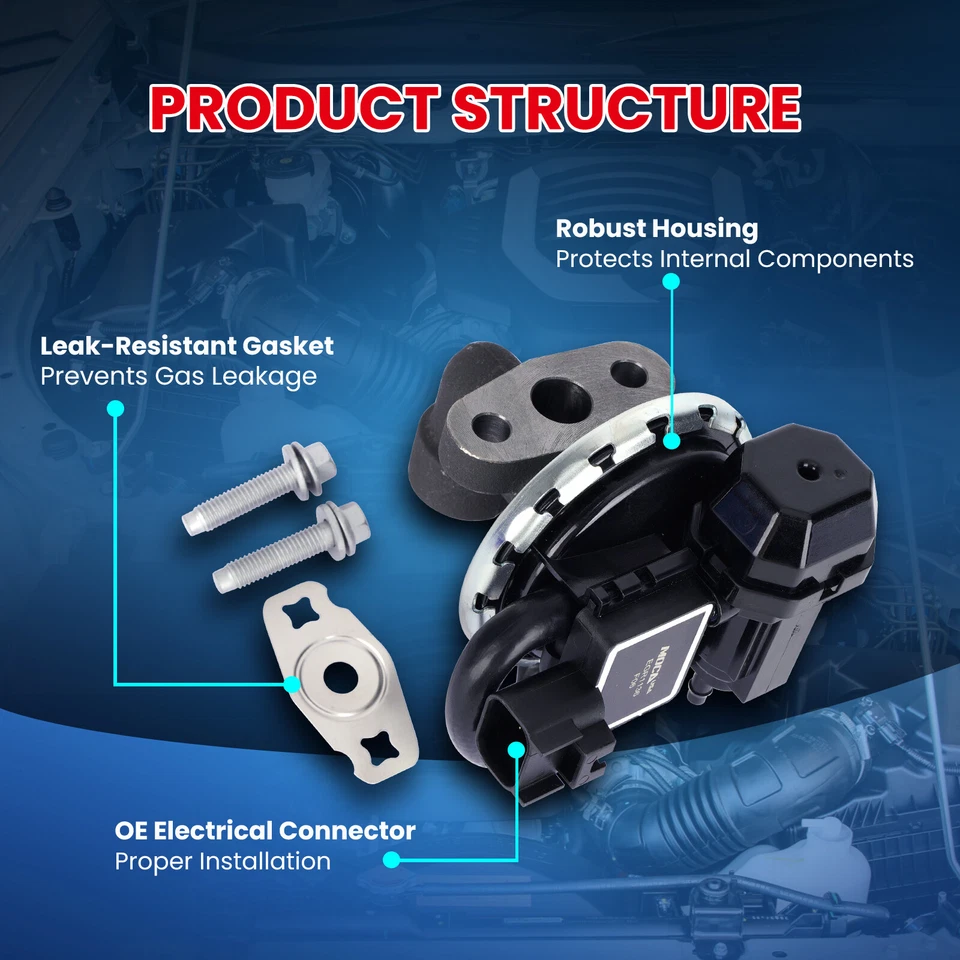 Válvula EGV1136 EGR para Ford Lobo F-150 2007-2010 07-14 Ford E-150 E-250 4,6 L V8 Foto 4 de 4