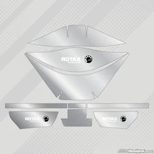 CHROME STYLE ROTAX AIRBOX STICKER KIT - KARTING