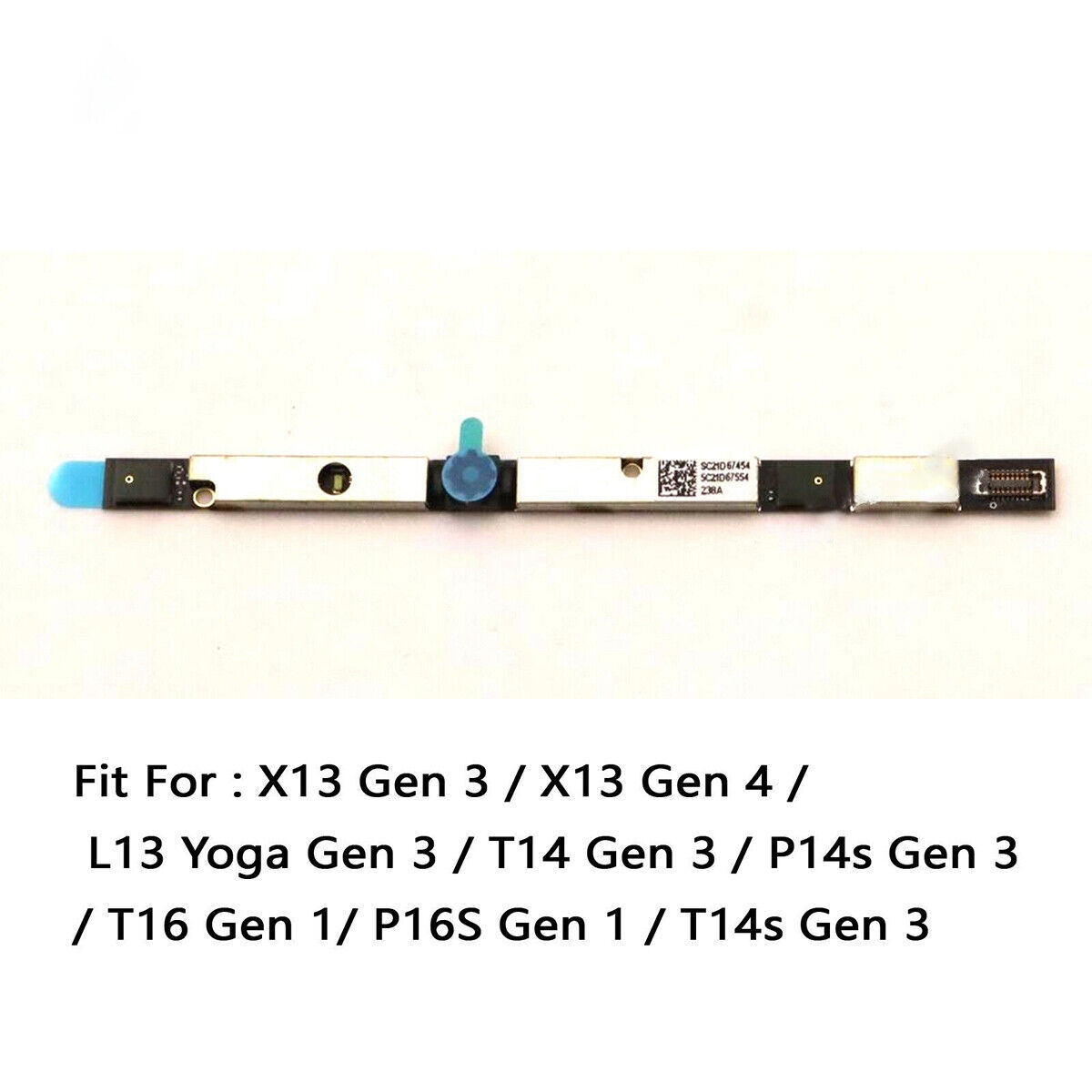 HD Webcam for Lenovo ThinkPad X13, T14, T14s, T16, P16s Gen 1-4 Laptops