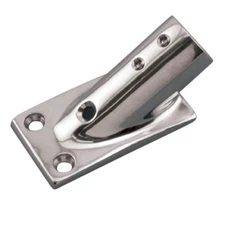STAINLESS RECTANGULAR BASE 7/8" 30°, BOAT HARDWARE, BIMINI HARDWARE (S3651-0300)