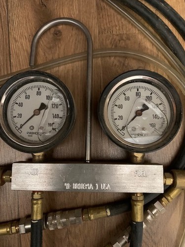 Mercury Quicksilver Fuel/Air Pressure Gauge Kit. - Picture 2 of 2