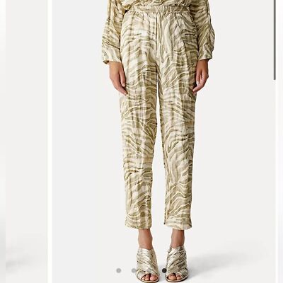 NWT Forte Forte Zebra Print Trousers Sz 0
