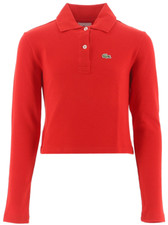 Image of Lacoste Girls Red Polo Shirt