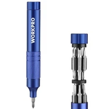WORKPRO 24-in-1 Precision Screwdriver, Pen Style Multi-Bit Screwdriver S2 Steel