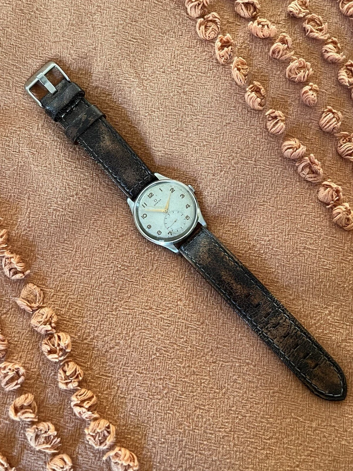 Omega 30t2 Jumbo Calatrava Sub-seconds 1940s Watch Original Dial Patina - Image 3 of 4