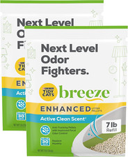 Purina Breeze Enhanced Litter Pellets, Active Clean Scent, Anti-Tracking Pellet