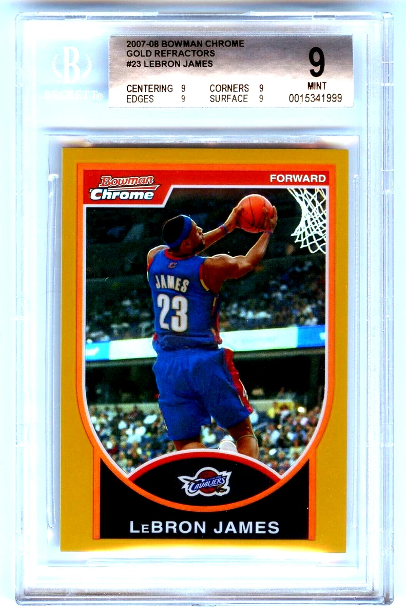 Bowman LeBron James Beckett Grading Services (BGS) Basketball