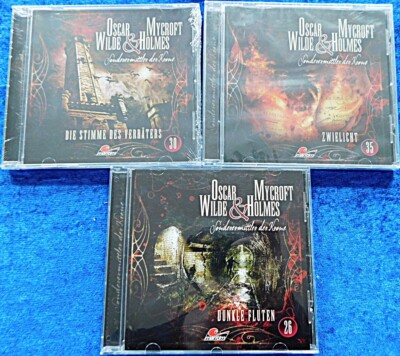 Oscar Wilde & Mycroft Holmes - Zwielicht , Fluten , Verräters - 3 CD Hörspiele