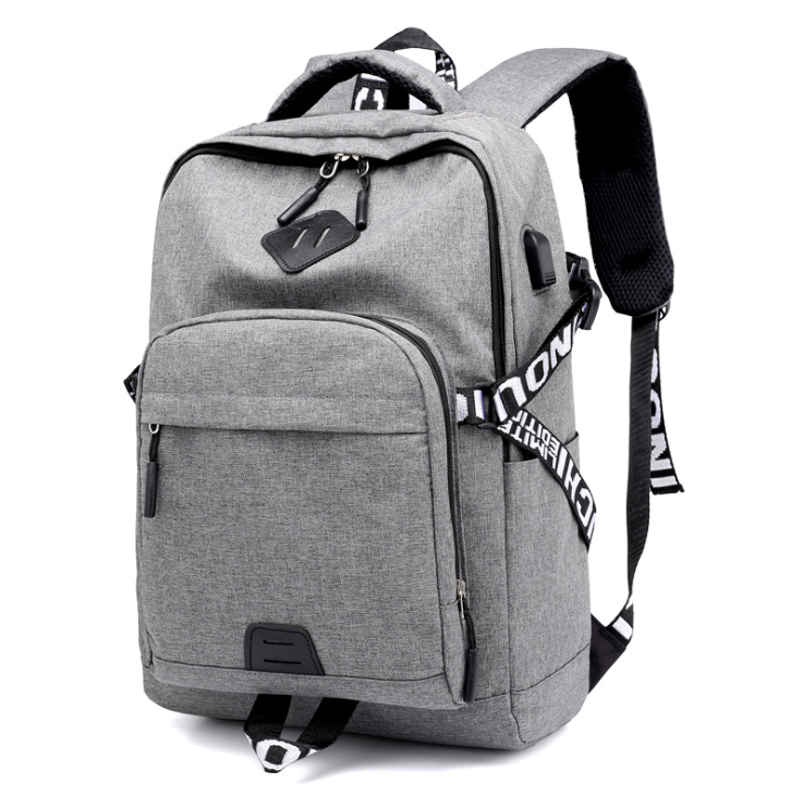 USB Charging Laptop Backpack with Built-in Power Bank-image