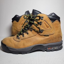 Vintage Nike Air ACG Gore-Tex Boots Brown Leather Hiking 185067-221 Men  s 15