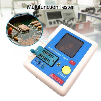 LCR-TC1/LCR-T7 TFT LCD Transistor Tester Capacitance Meter ESR NPN PNP MOSFET US