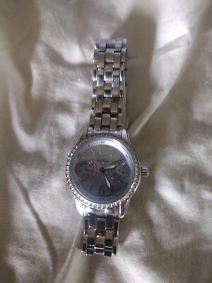 CITIZEN ECO DRIVE MOTHER OF PEARL LADIES WATCH GN-4W-S 