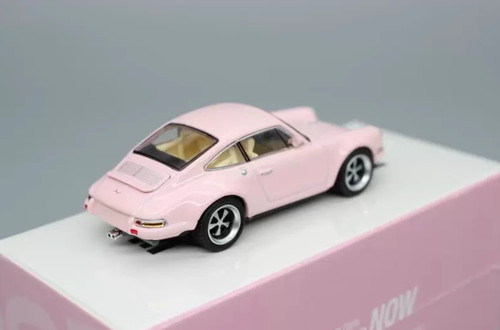POPRACE 1:64 Porsche Singer Targa 911 964 Pink Alloy Car Model - Picture 3 of 3