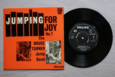 THE BRUCE TURNER JUMP BAND jumping for joy   No. 1 PHILIPS 7-inch 433 627 BE! 