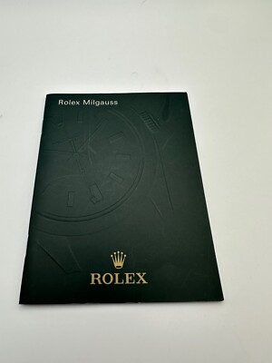 Rolex Milgauss Booklet Manual Italian 2008